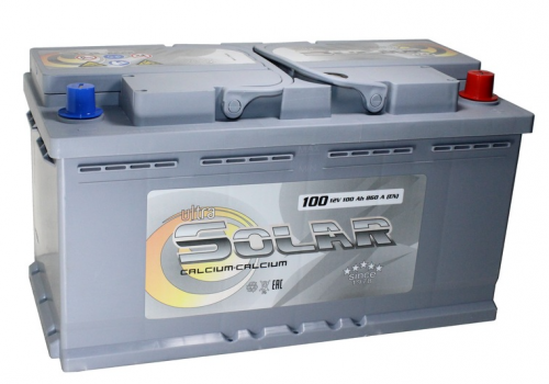 Ultra Solar L5L Аккумулятор, Обратная полярность, 12V 100Ah, 352*175*190, 860EN